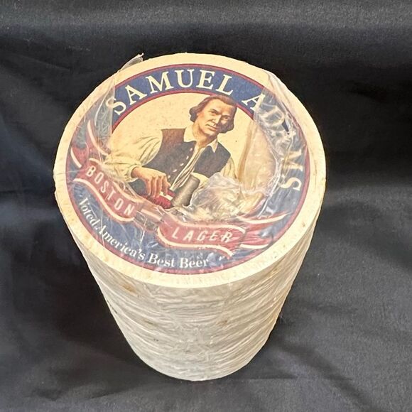 Vintage Samuel Adams Boston Lager cardboard beer mats Coasters NWOT - Picture 3 of 7